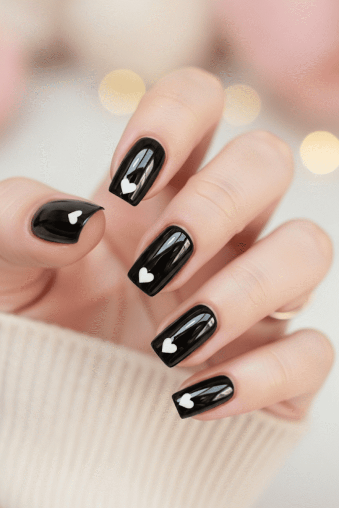 black nails