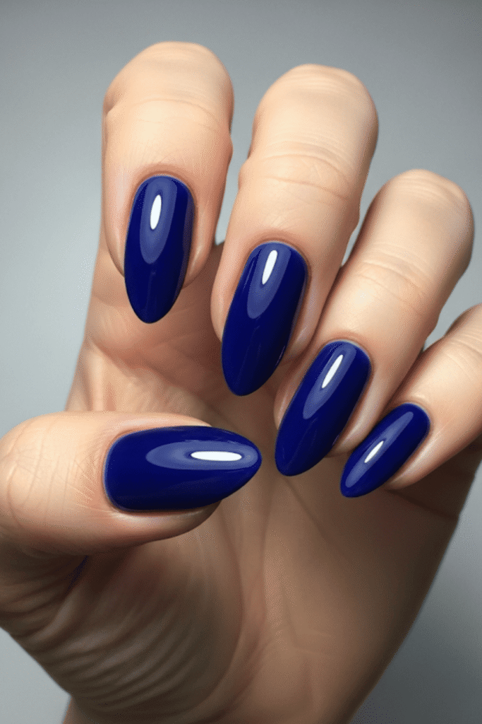 blue nails