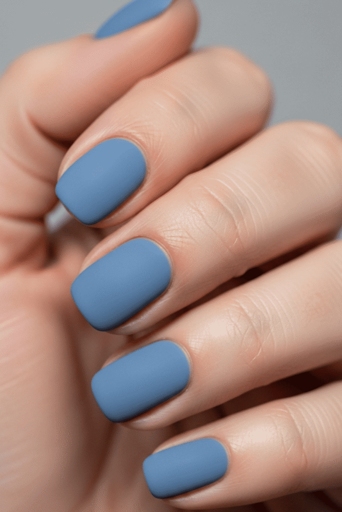 blue nails