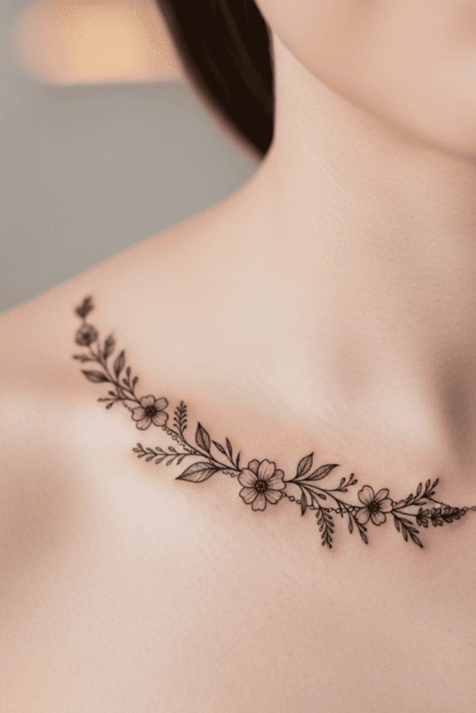 Collarbone Tattoos