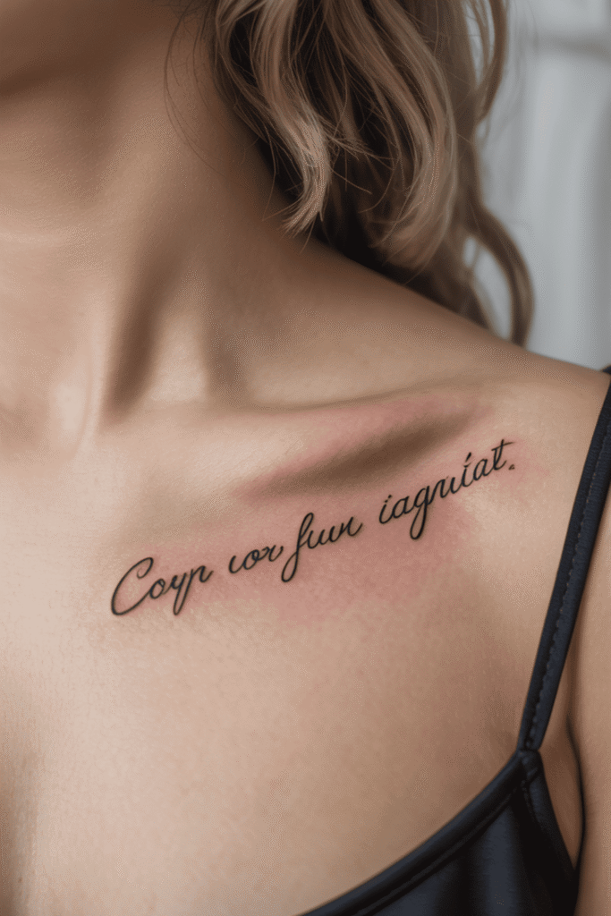 Collarbone Tattoos