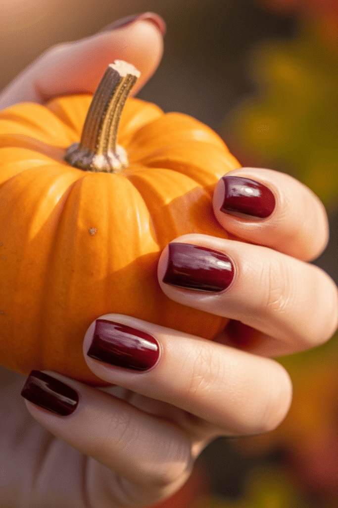 simple fall nails
