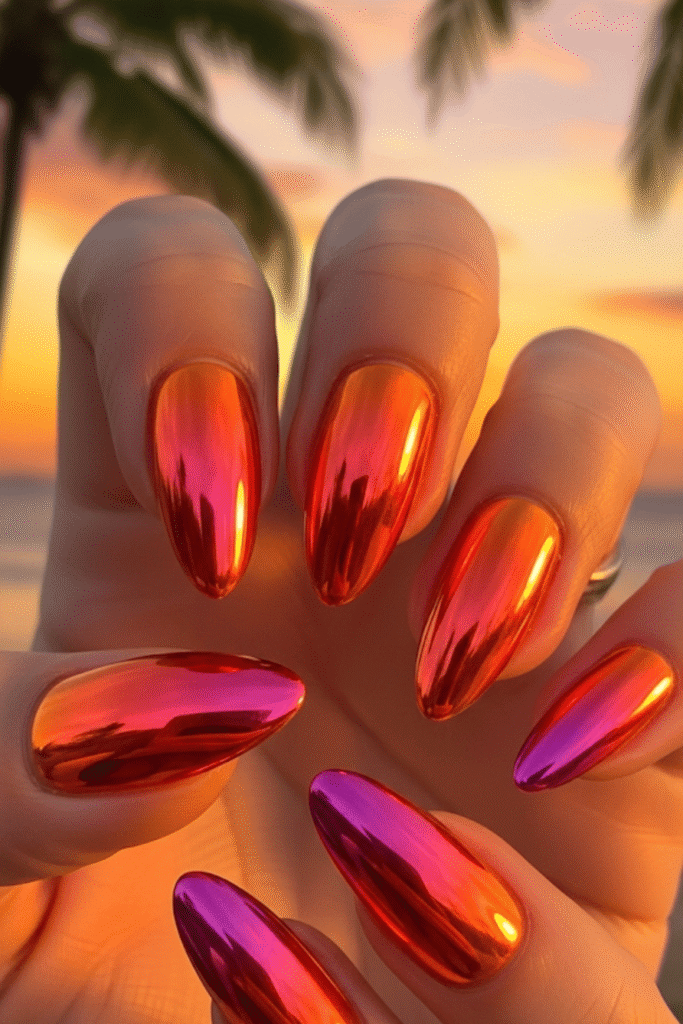 chrome nails