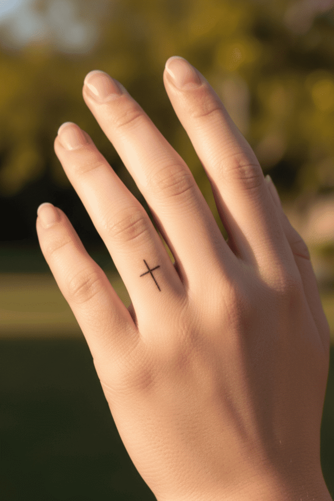 cross tattoos for women