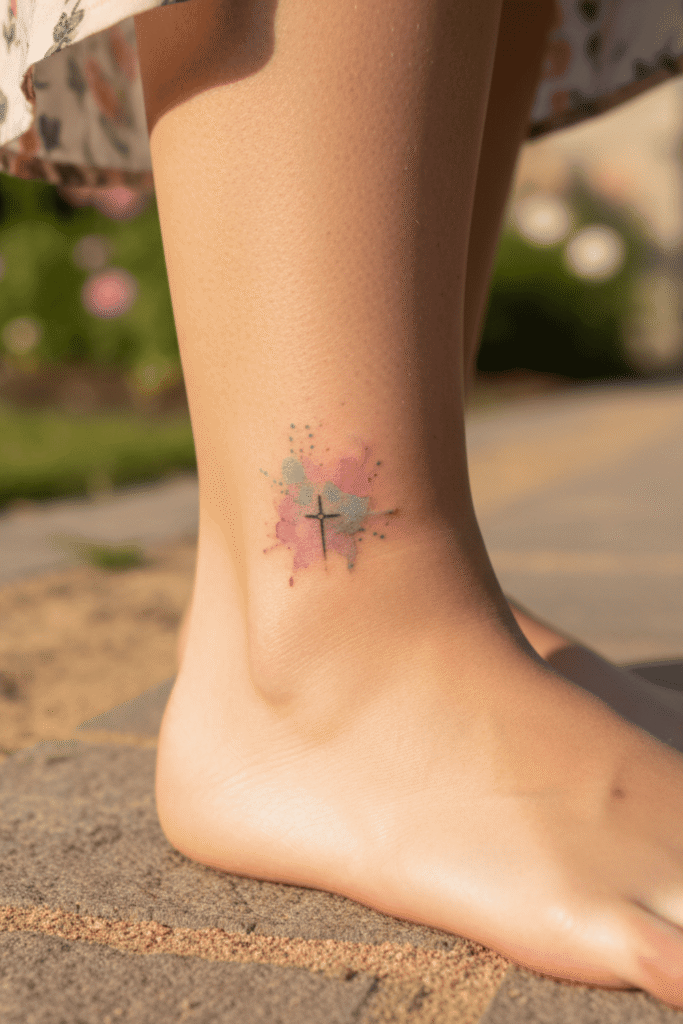cross tattoos for women