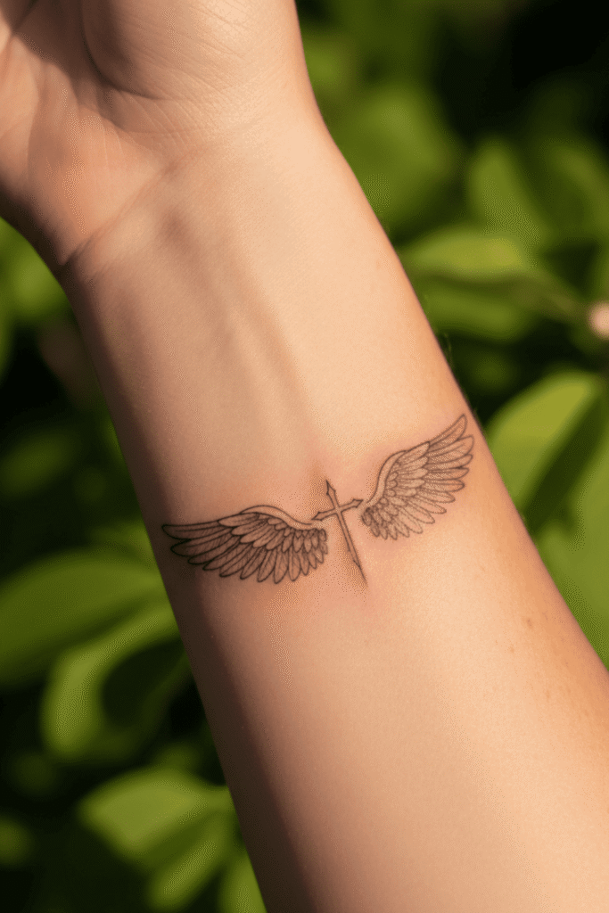 cross tattoos for women