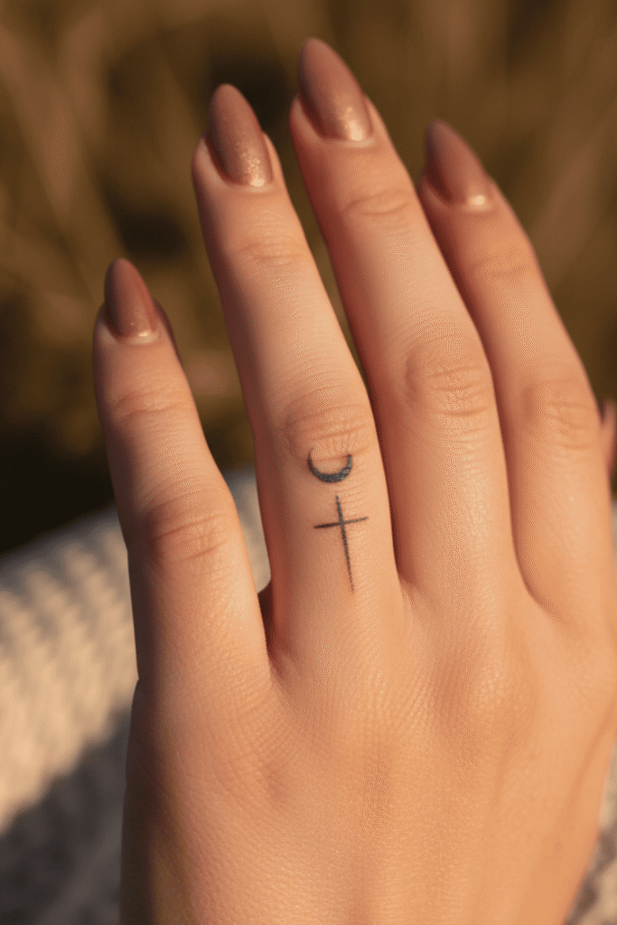 cross tattoos for women