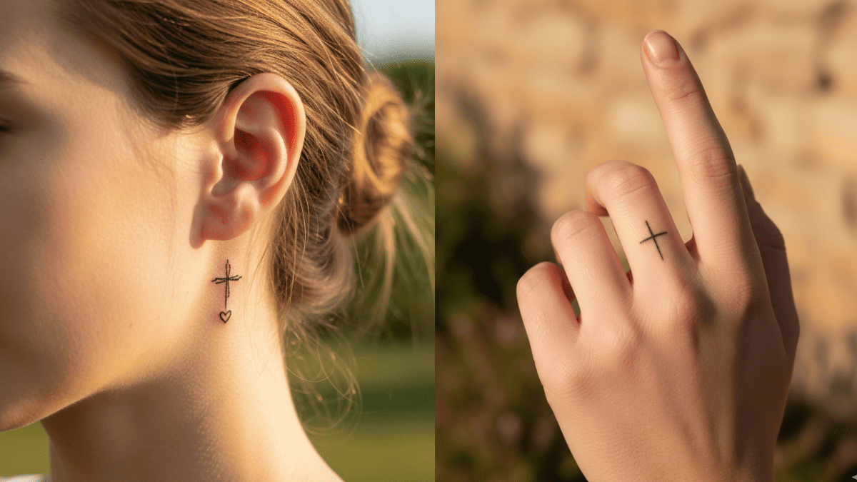 cross tattoos for women