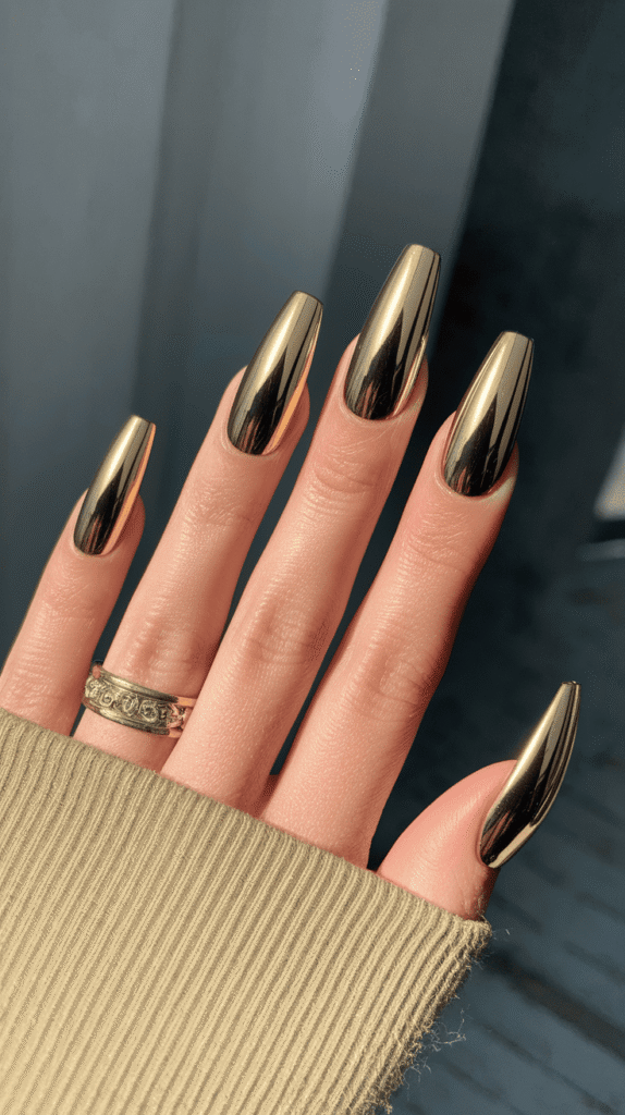 Gold Nails