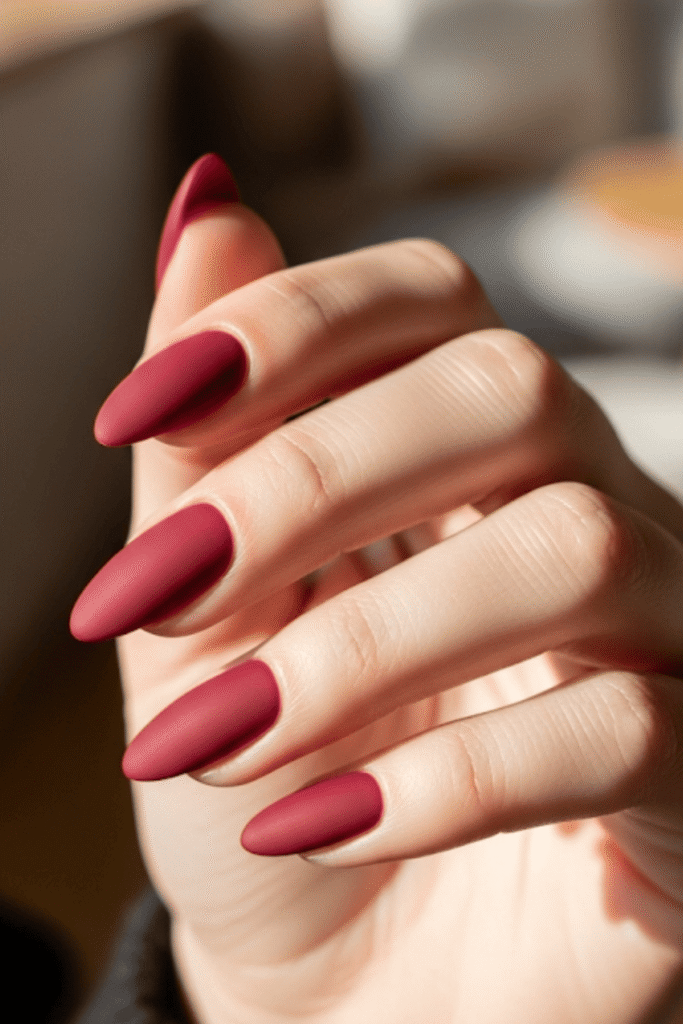 red nails