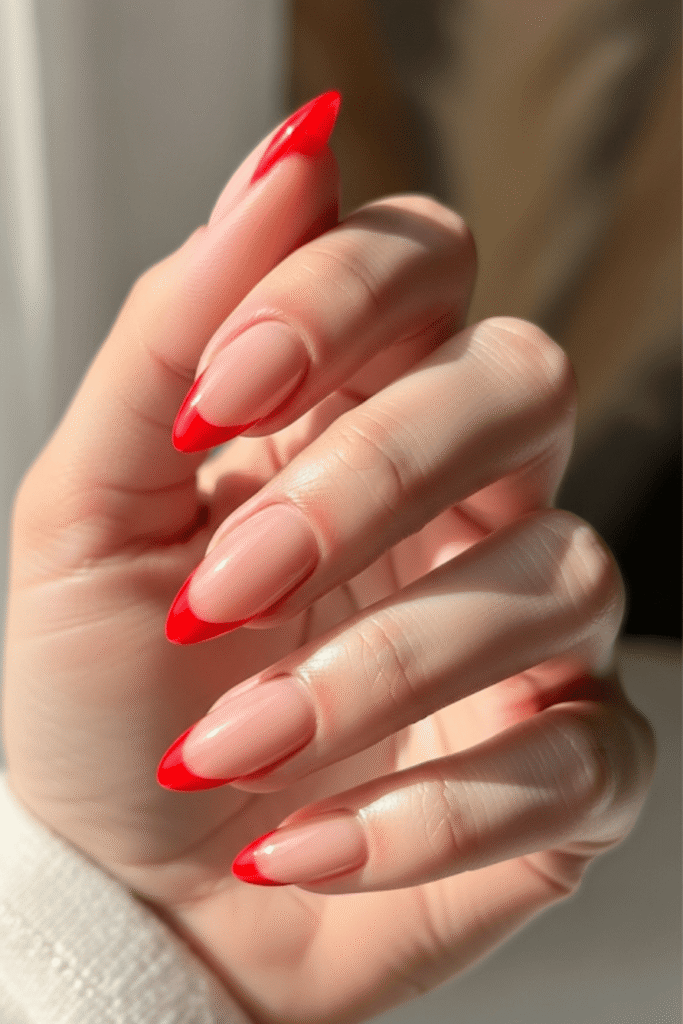 red nails
