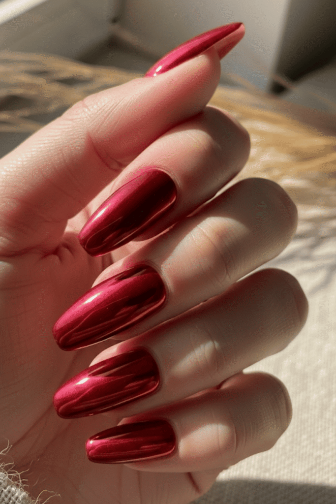 red nails