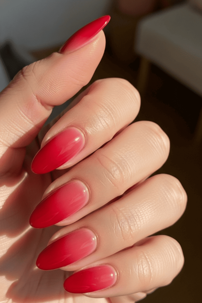 red nails