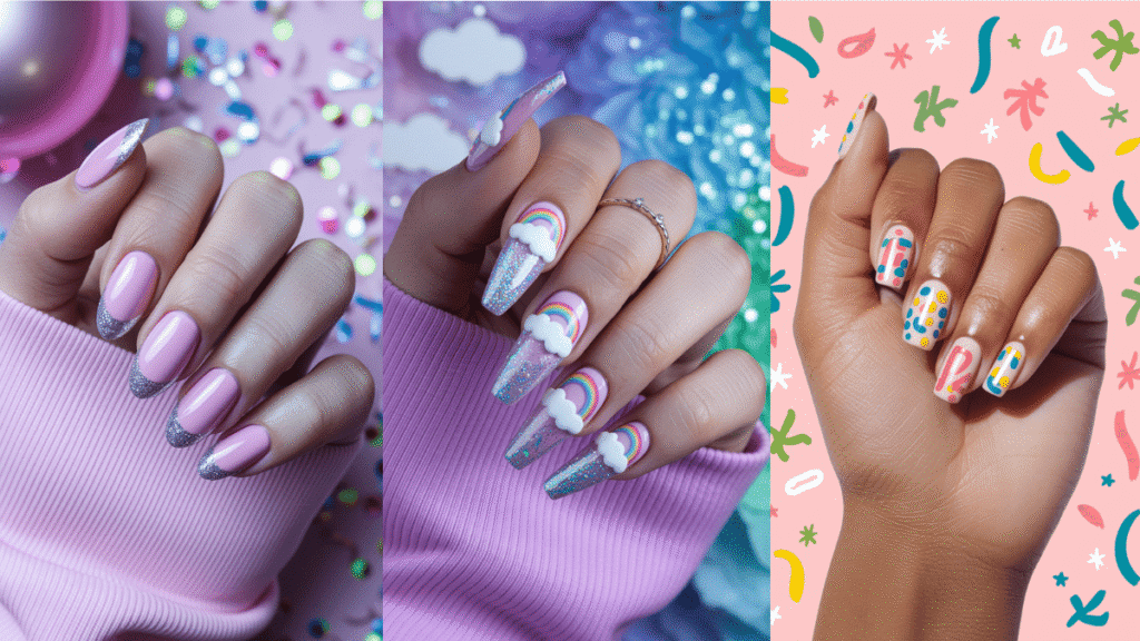 birthday nails