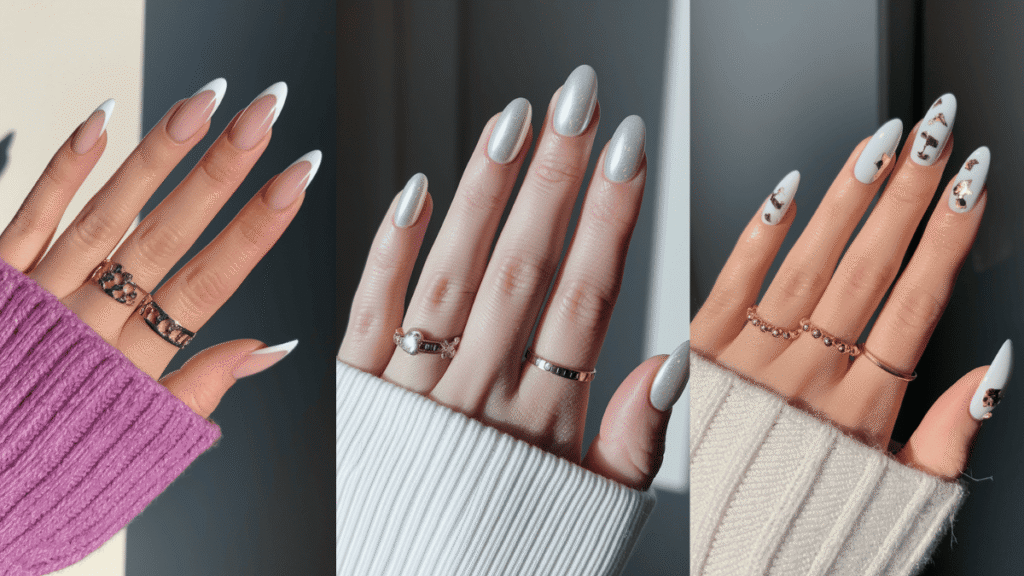 white nails