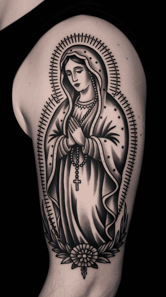 virgen de guadalupe tattoo