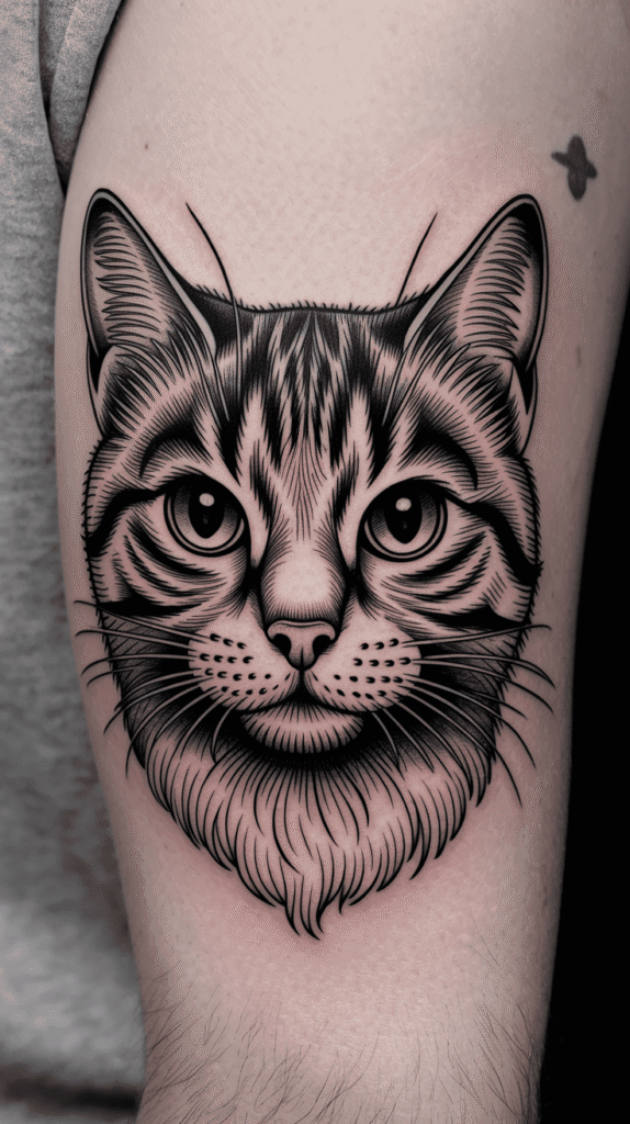 cat tattoo
