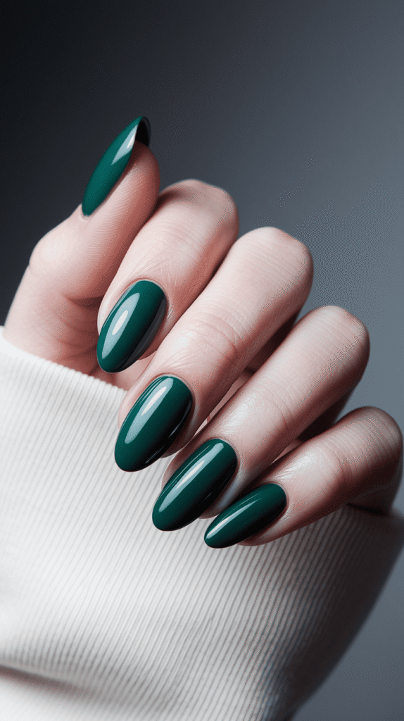 green nails