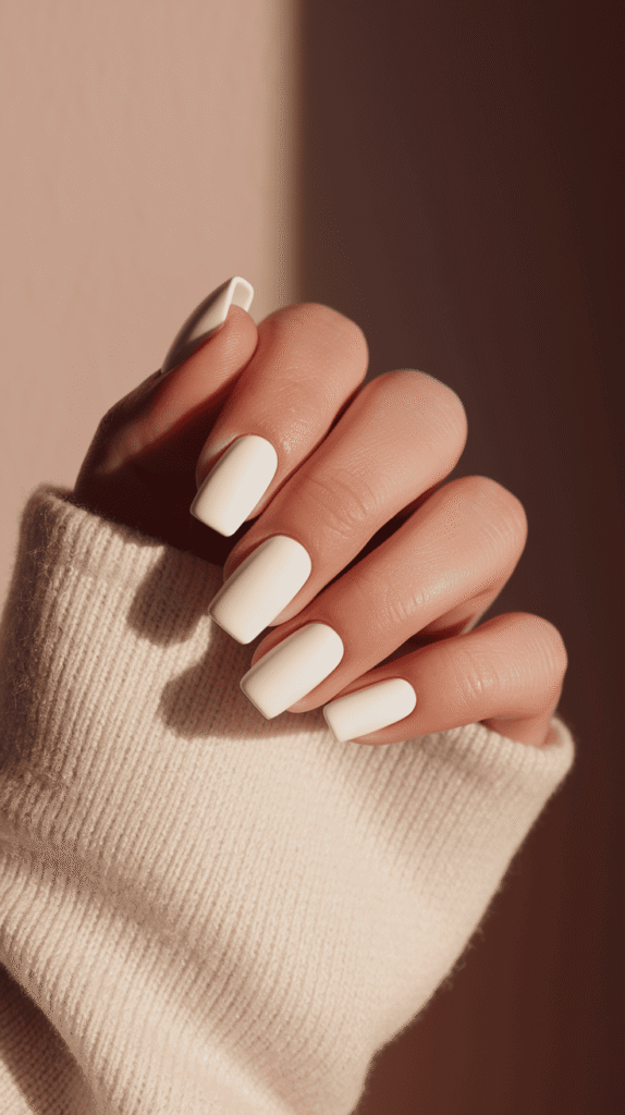 white nails