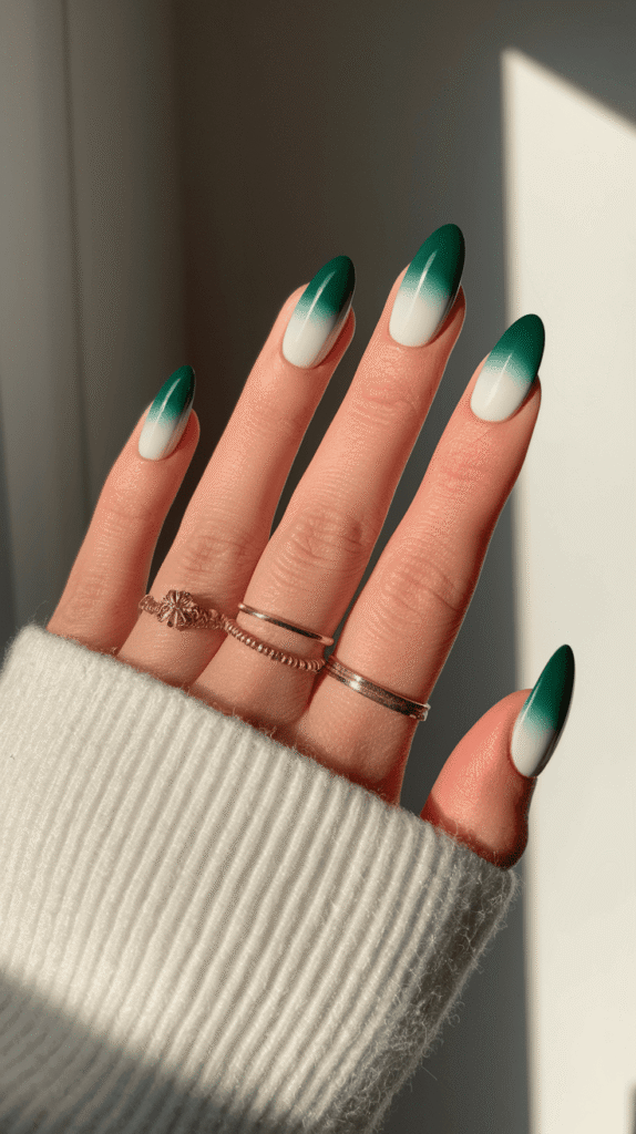 green nails