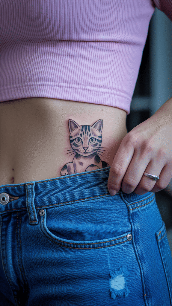 cat tattoo