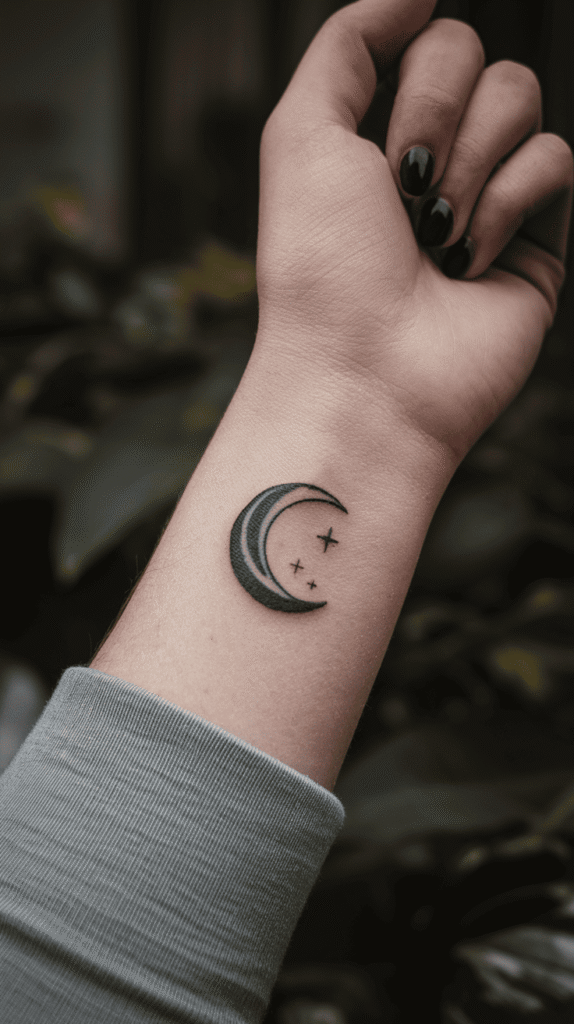 moon tattoo