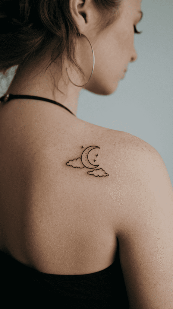 moon tattoo