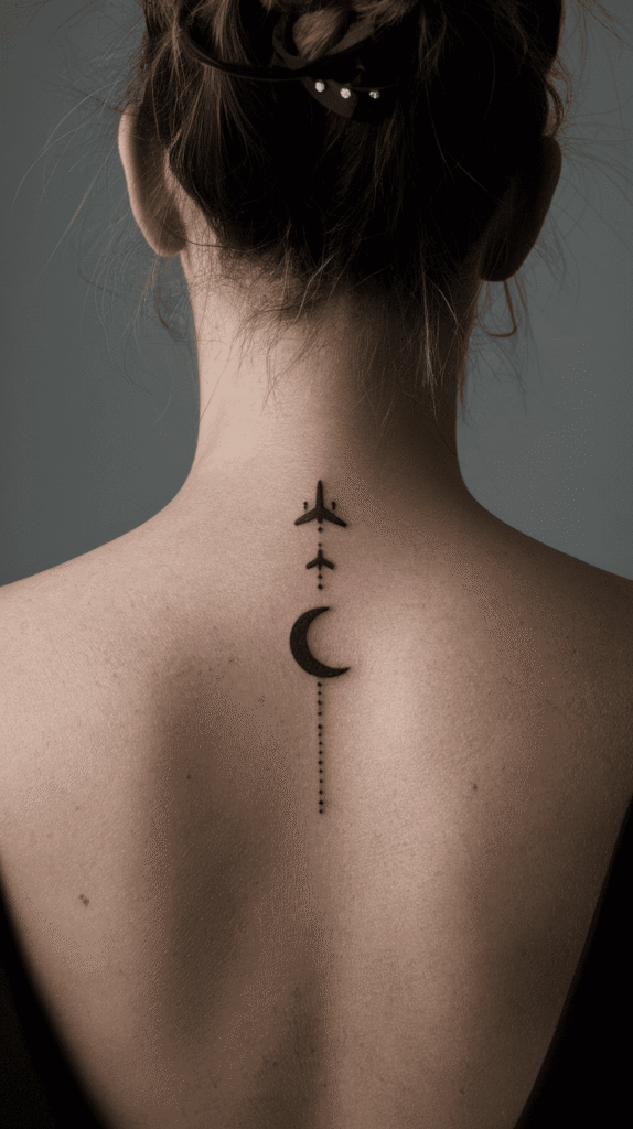 moon tattoo
