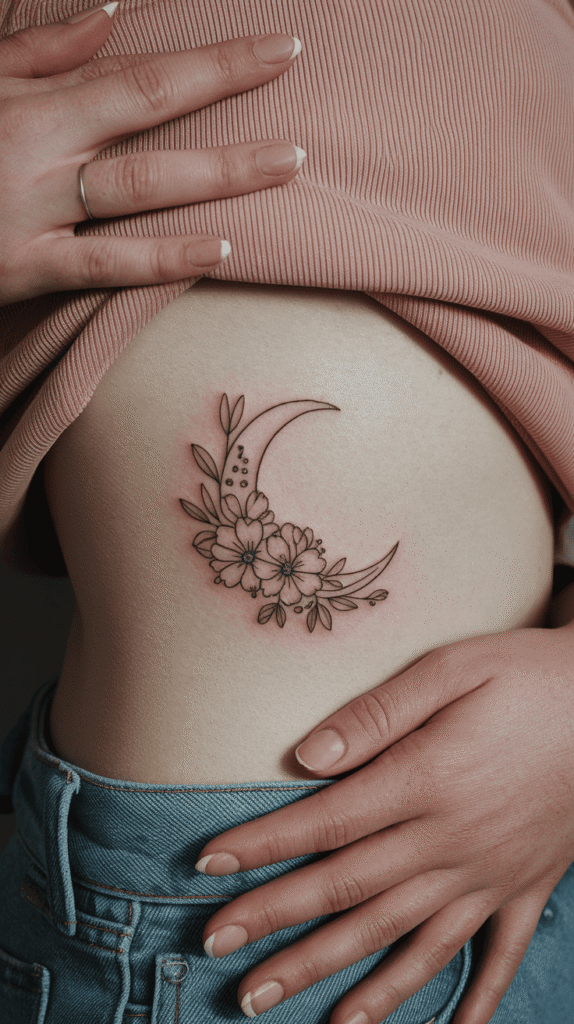 moon tattoo