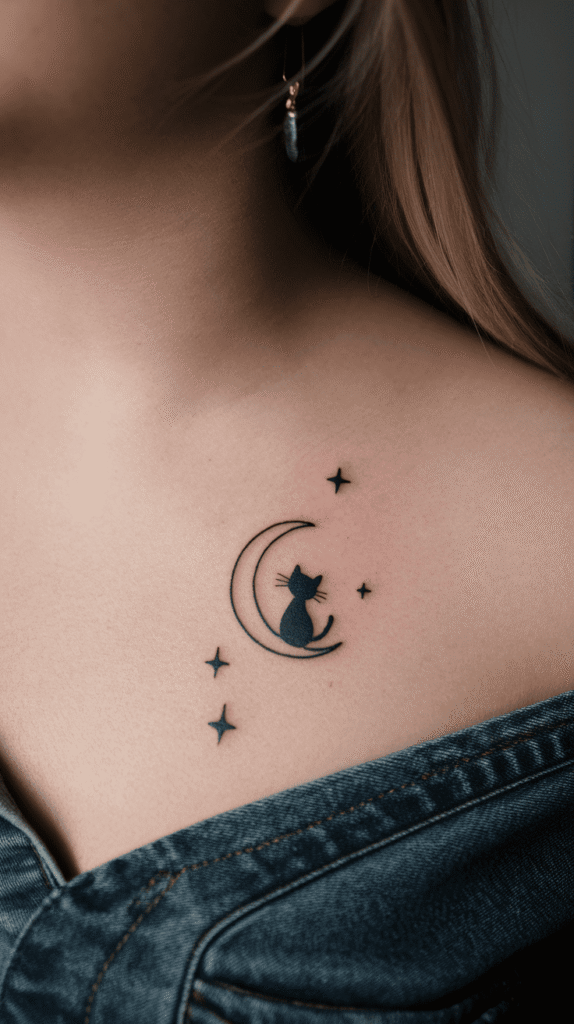 moon tattoo