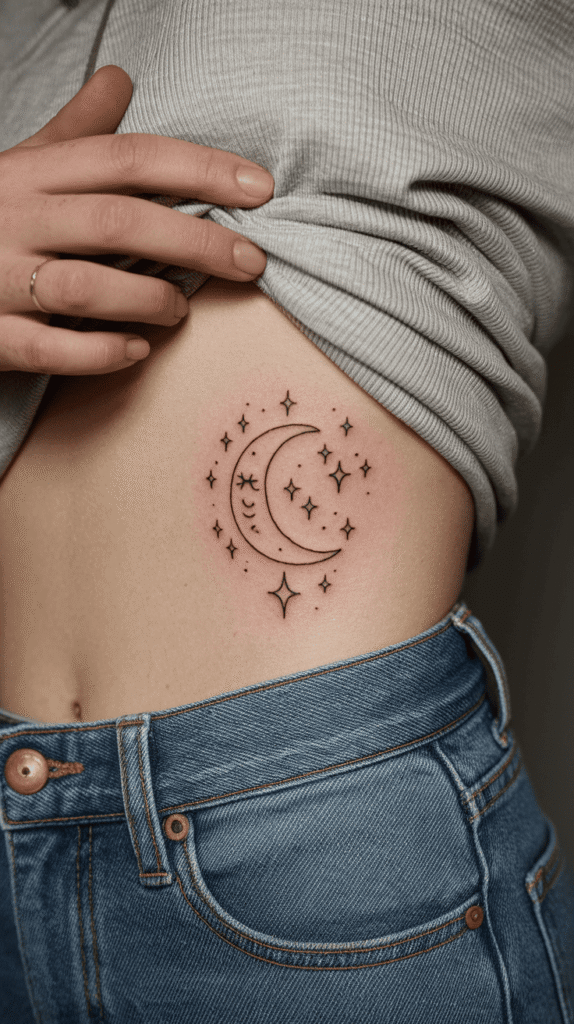 moon tattoo