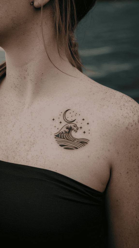 moon tattoo