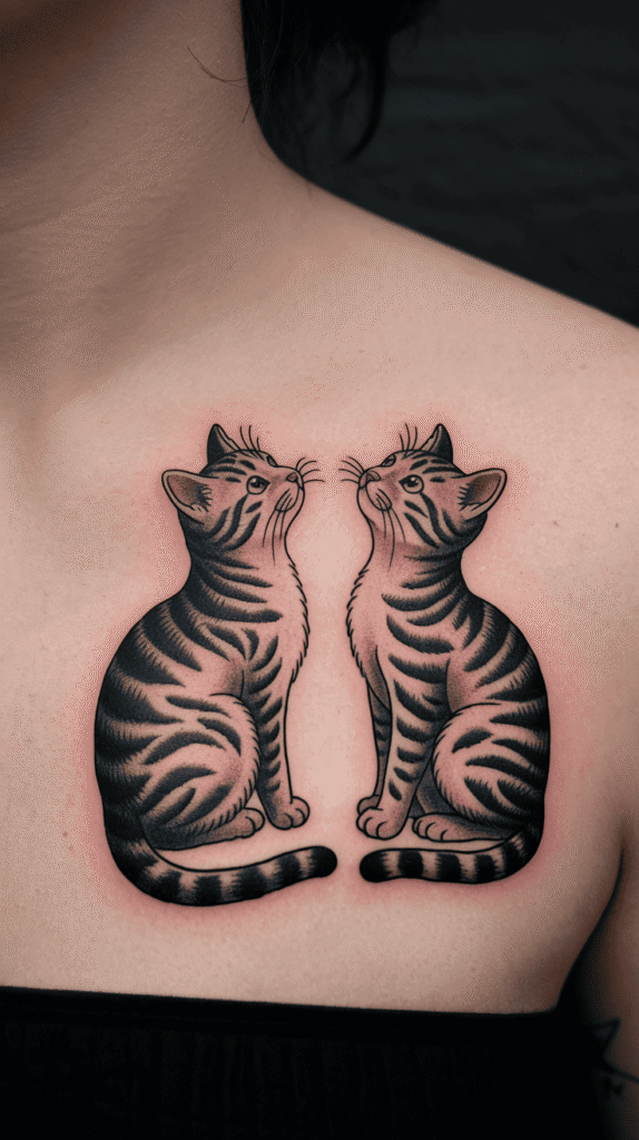 cat tattoo