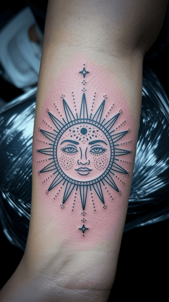 Sun Tattoo