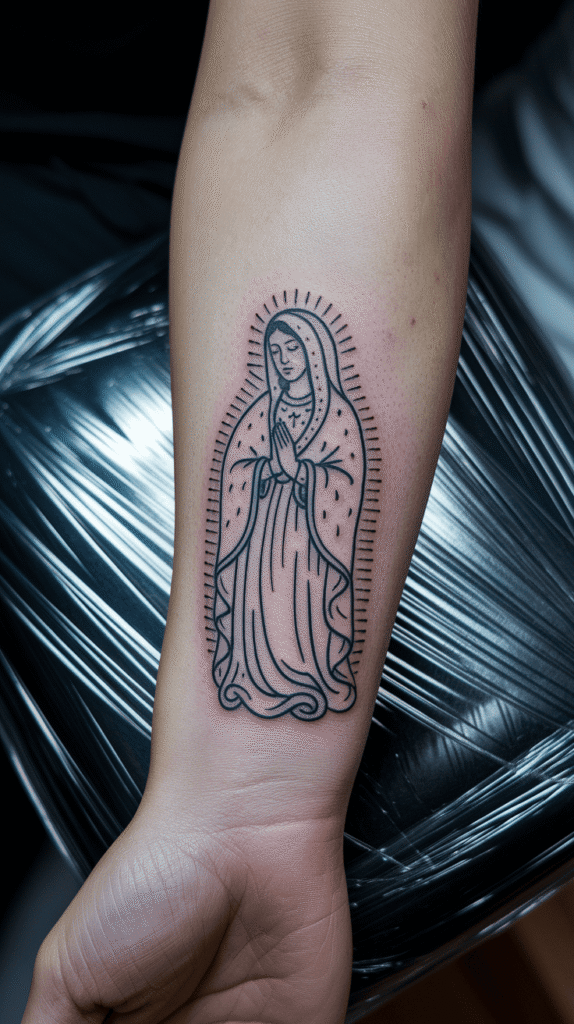 virgen de guadalupe tattoo