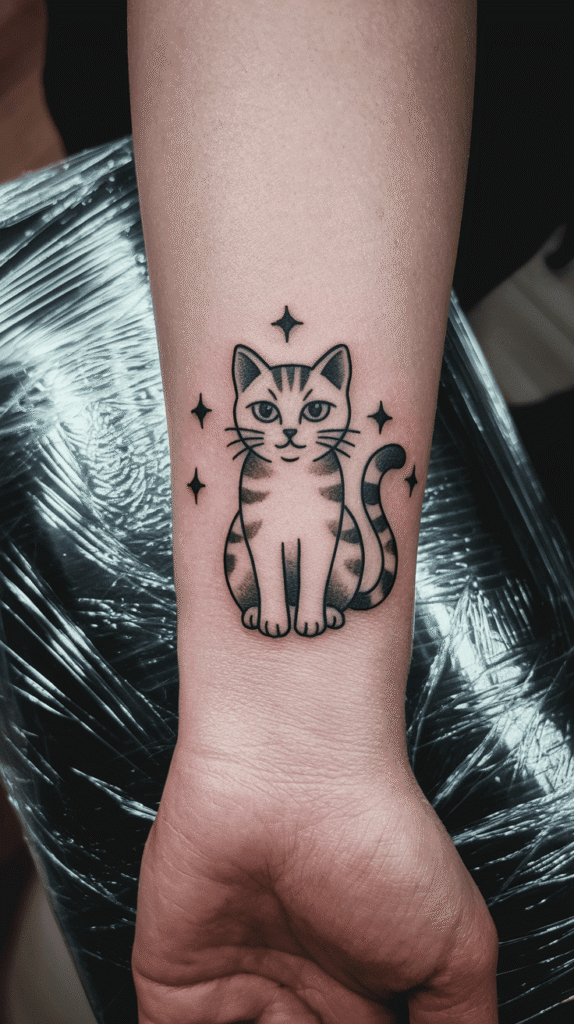cat tattoo