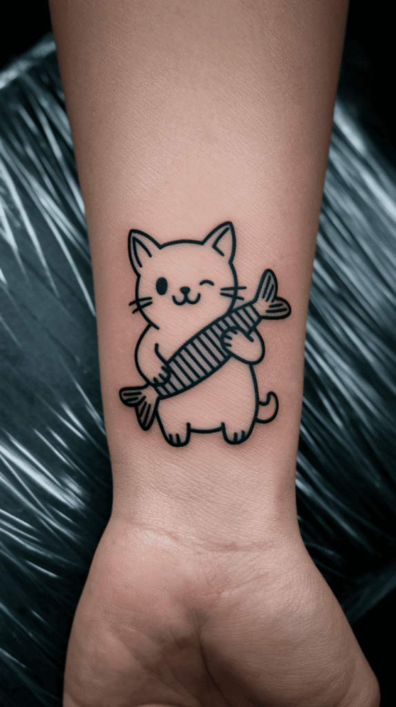 cat tattoo