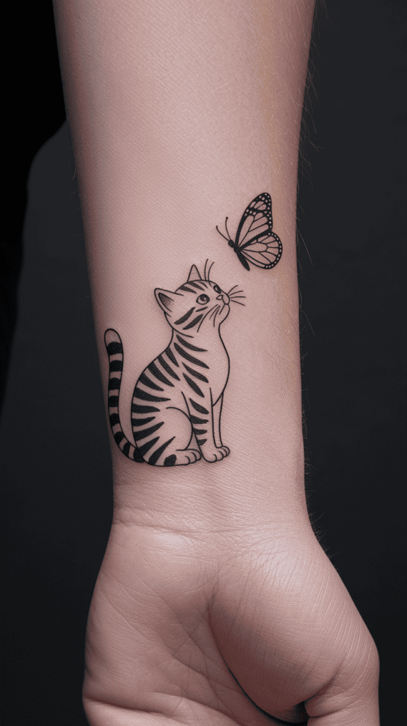 cat tattoo