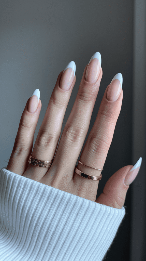 white nails