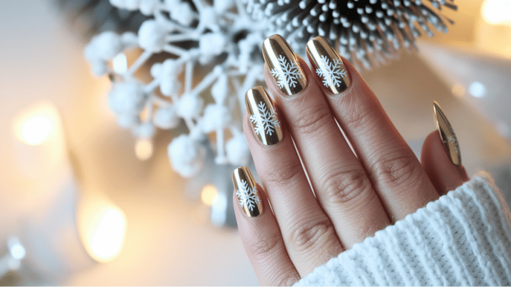short christmas nails