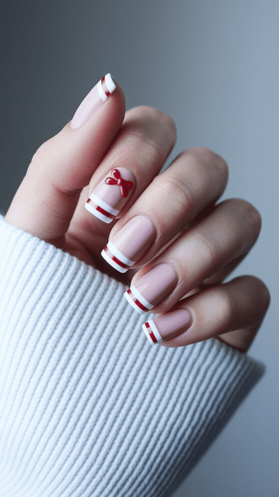 simple christmas nails