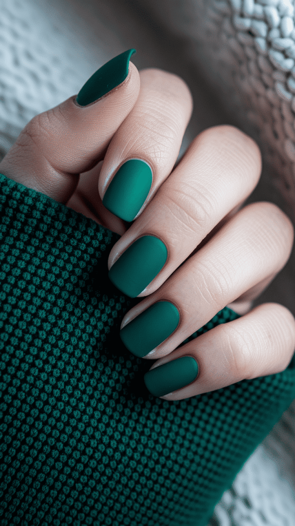 Green Christmas Nails