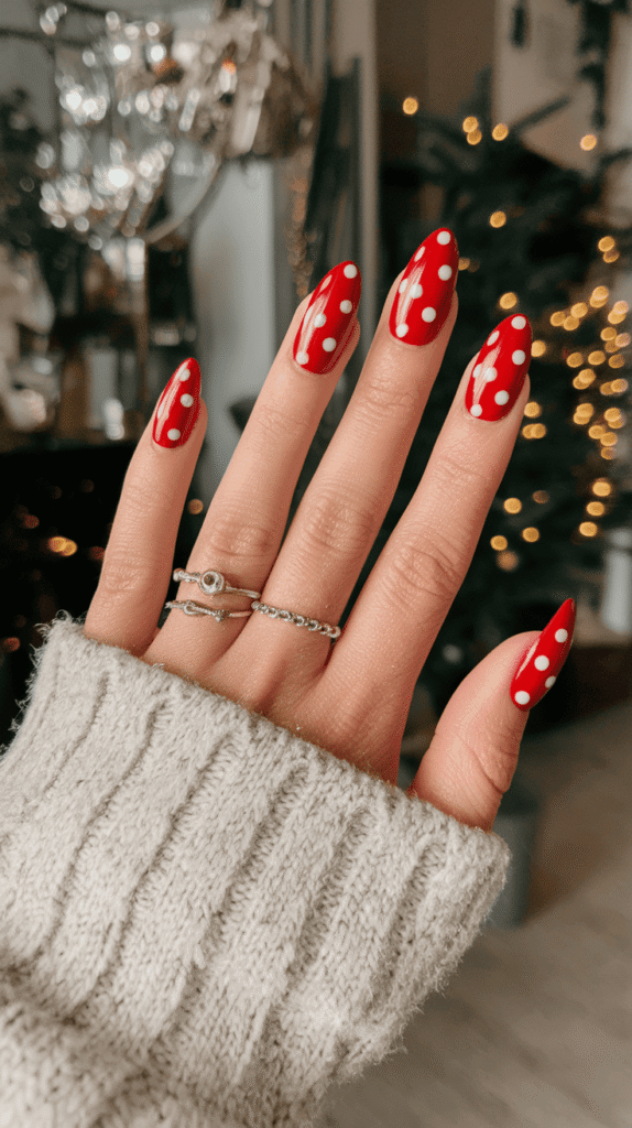 Red Christmas Nails