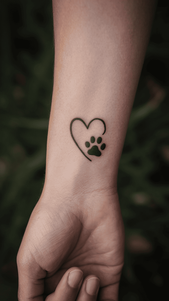 pet memorial tattoo