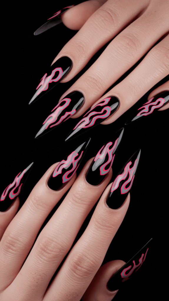 stiletto nails