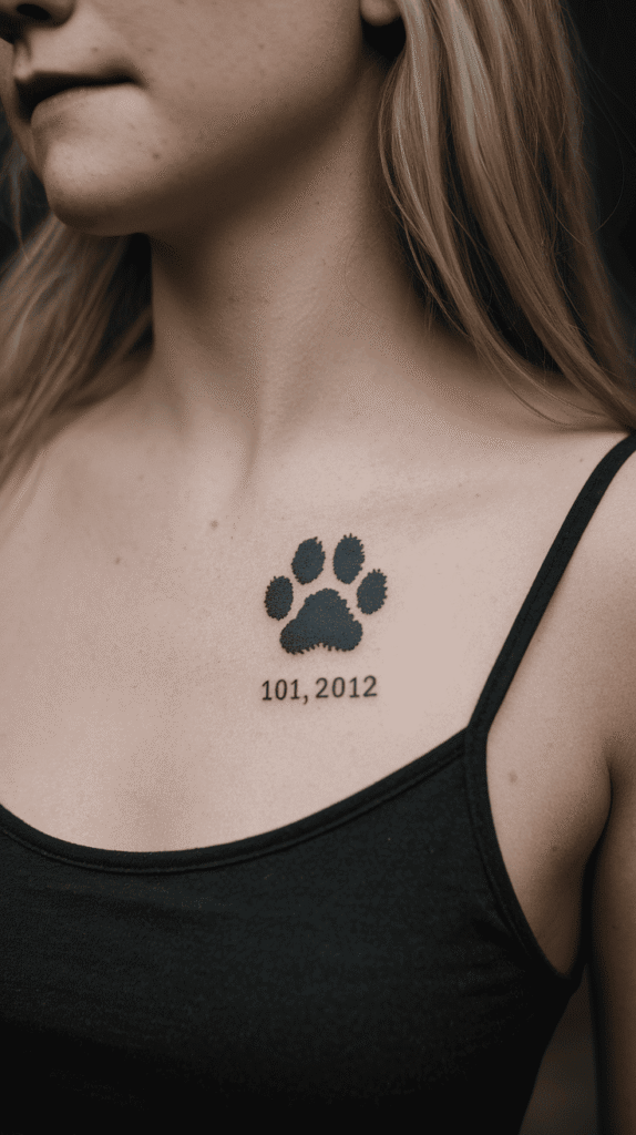 pet memorial tattoo
