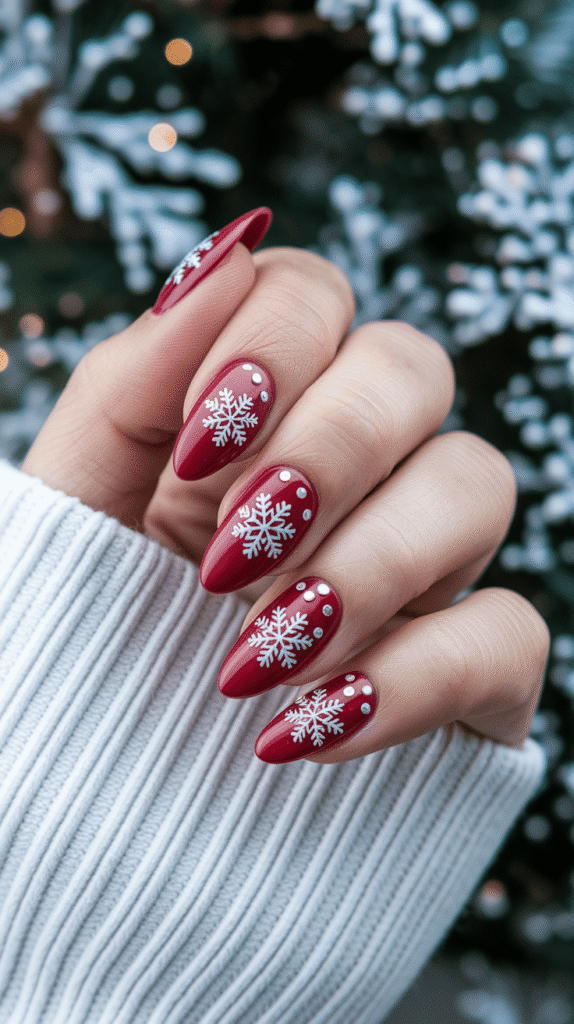 Red Christmas Nails
