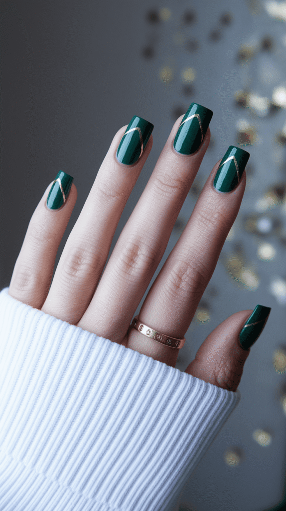 short christmas nails