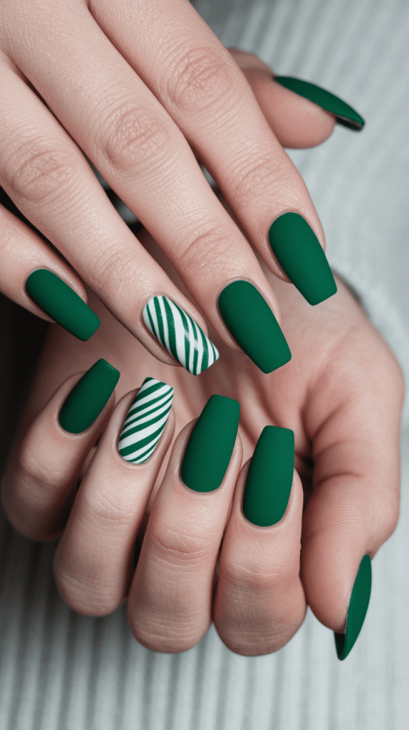 simple christmas nails