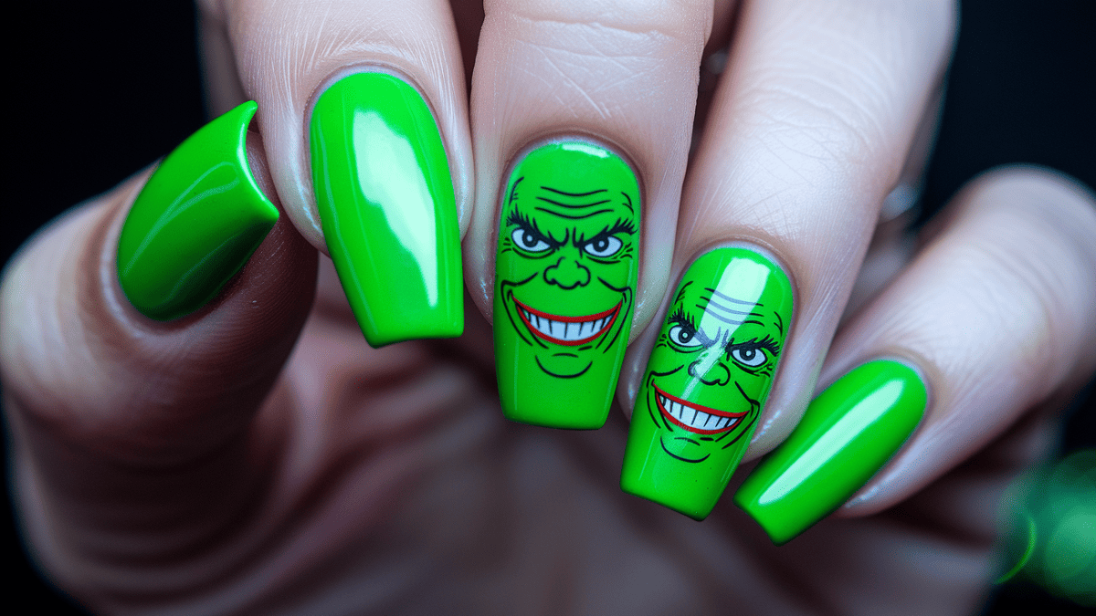 grinch nails